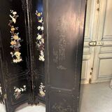 Lacquered six-panel screen, China from the 1970s.