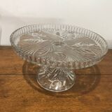 Porte gâteau et fromage en cristal