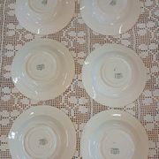 6 assiettes creuses anciennes Terre de fer