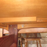 Scandinavian teak table with extensions