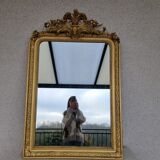 Louis Philippe mirror with pediment