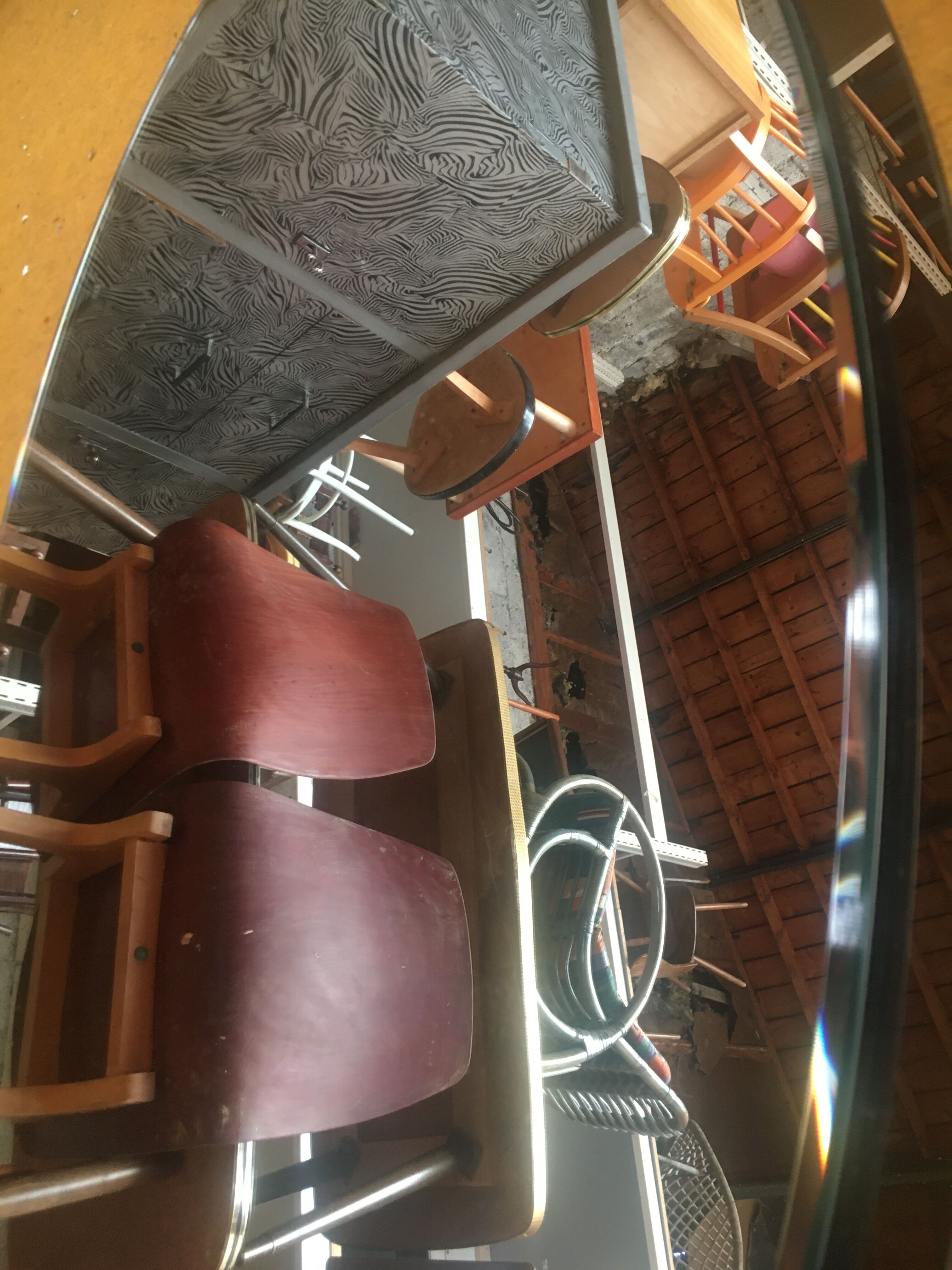 Old two-tone mirror smoked 70