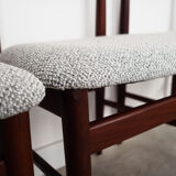 Set of three teak chairs, danish design, 1970s