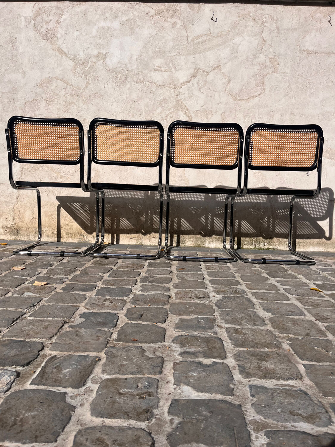 4 chaises Cesca B3 Breuer by KNoLL