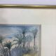 Henri Verge Sarrat – Dessin sur aquarelle « Oasis »
