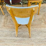 Set of 8 mismatched chairs