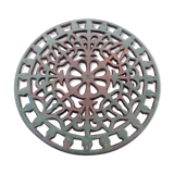 Vintage cast iron underside