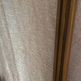 Large and old wooden mirror