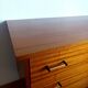 Commode pieds compas 1950 mid-century vintage