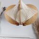 Suspension desing vintage bois et osier