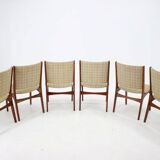 1960s Johannes Andersen Dining Chairs, set of 6, Denmark