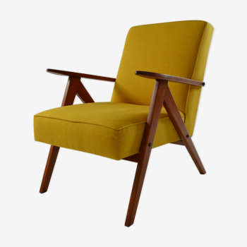 Yellow KOMPAS armchair top back