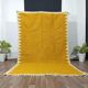 Moroccan kilim rug, yellow, handmade, 150/250cm.