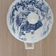 Tiled tureen Gien Wedgwood blue décor
