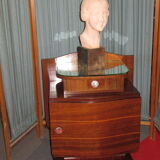 Bedside art deco rosewood