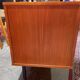Vintage teak desk by Jacques Hitier from the 1960s.