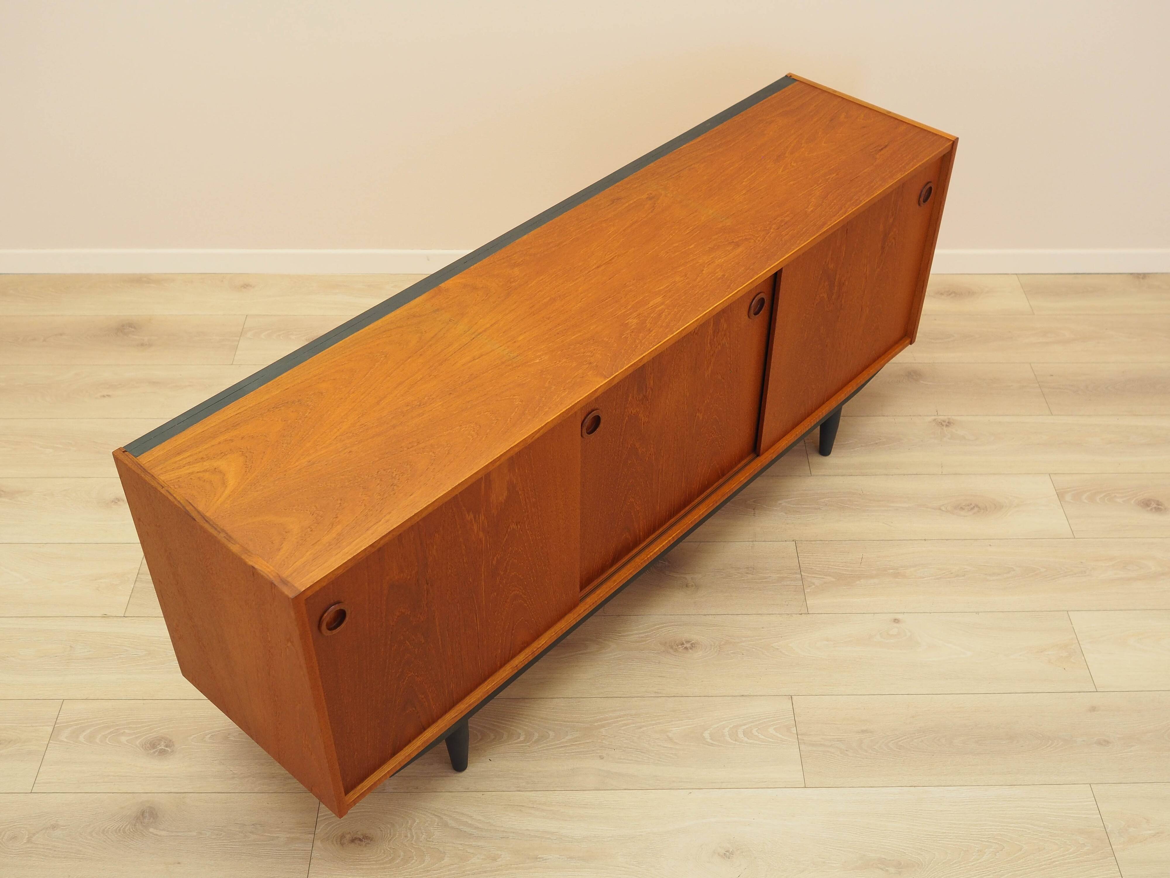 Teak sideboard, Danish design, 1970s, made in Denmark