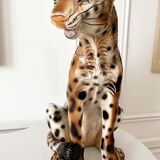 Vintage ceramic leopard