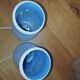 Duo de lampes mylonit – ikea lampes de table vintage en verre soufflé –
