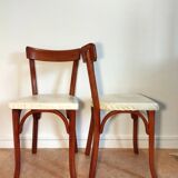 Pair of Baumann bistro chairs
