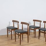 Mid-Century Teak Dining Table & Chairs by Hans Olsen for Frem Røjle, 1960s, Set of 5