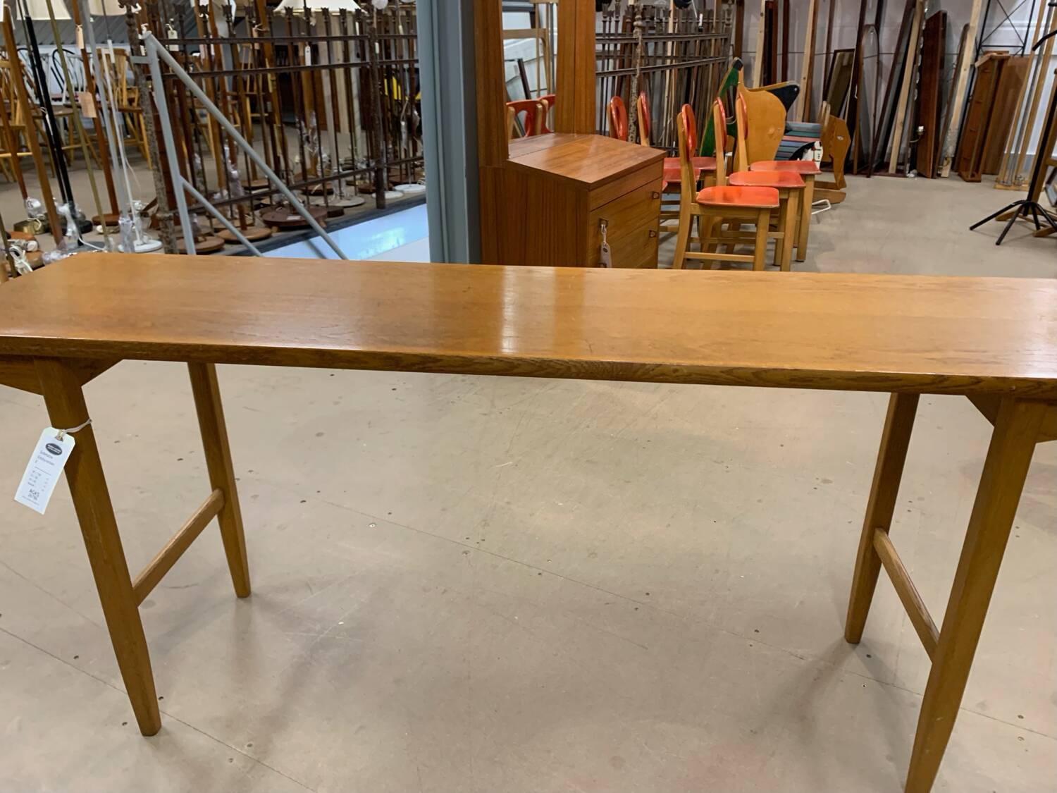 Scandinavian oak console, Edsbyverken, Sweden, 1960