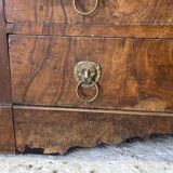 19th century chest of drawers with black marble top
