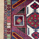 Antique carpet in caucasian wool - anatomy - turkish - kazak - large - geometric patterns / persian