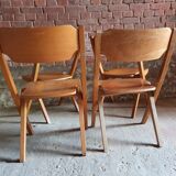 Set of four theatre chairs 1960