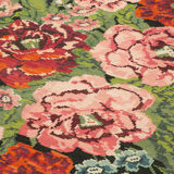 Handwoven Vintage Bessarabian Black Kilim 218 cm x 387 cm - 23259