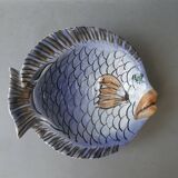 Coupelle en barbotine, forme poisson