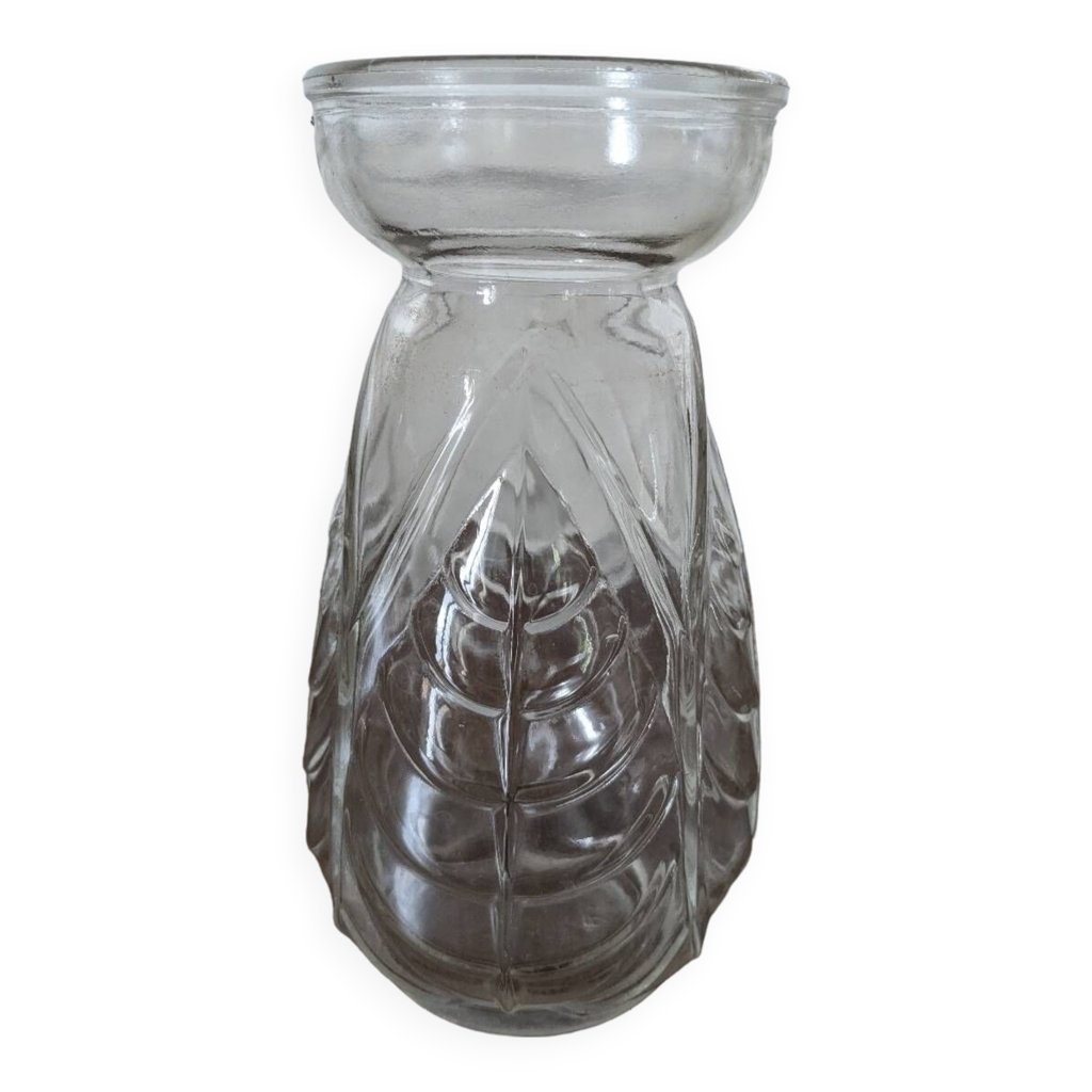 Vase Pour Jacinthes En Verre Transparent Vintage - Ancien - Occasion - France