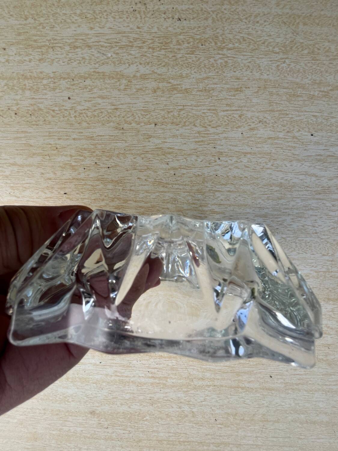 Crystal ashtray