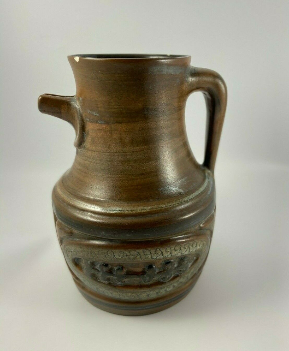 Pitcher in ceramic by Jean de Lespinasse 1950
