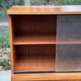 Chest of drawers buffet 2 bodies Scandinavian wooden display cabinet with 3 drawers
