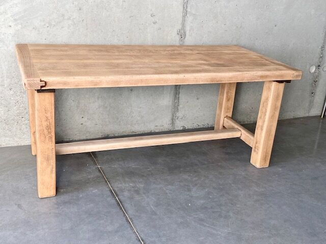 Stripped farm coffee table