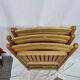 3 wooden folding chairs from 1960/70