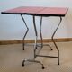 Table pliante formica vintage