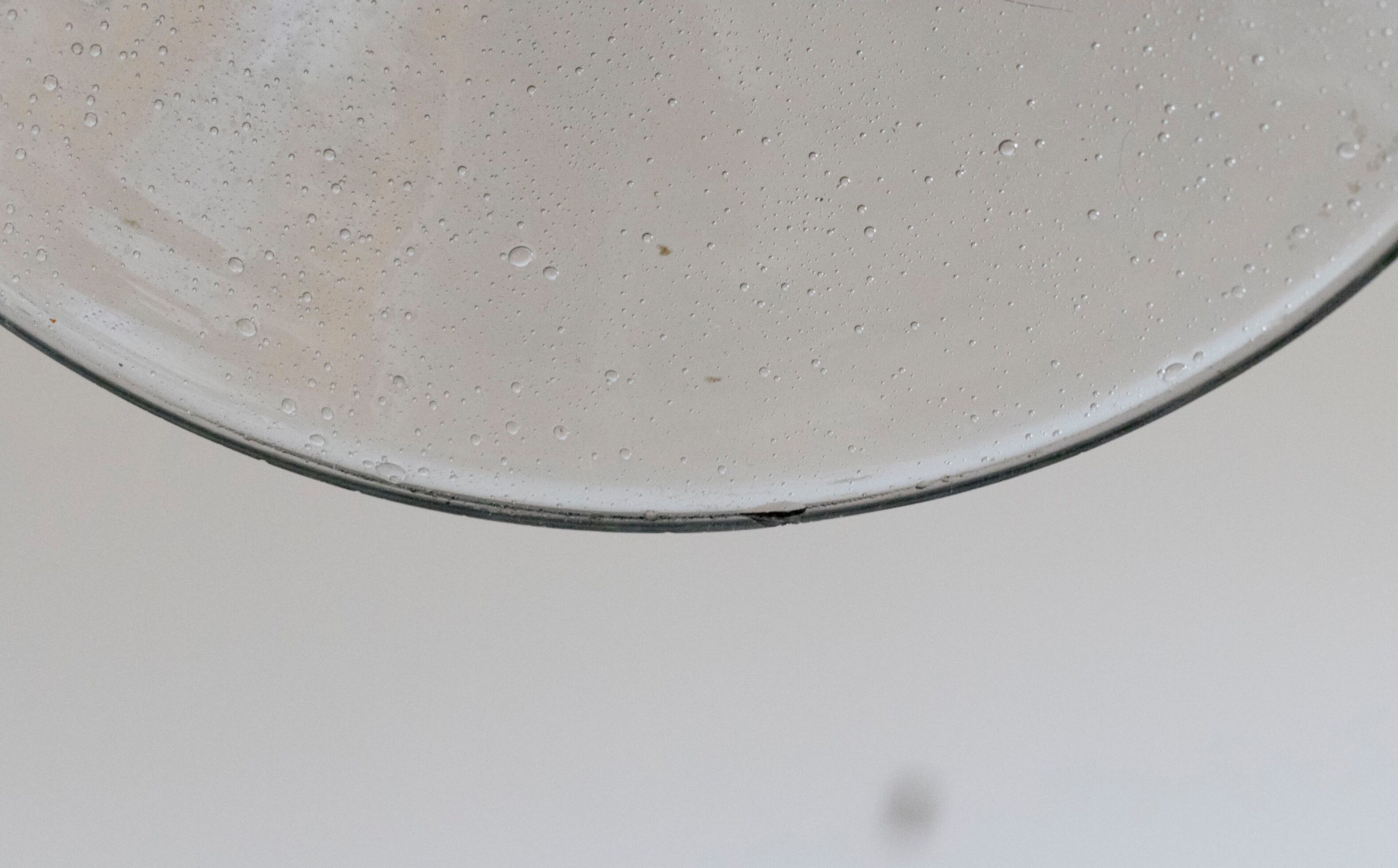 Suspension en verre vintage