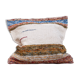 Housse de coussin artisanale en coton recyclé tissé main