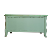 Old toy chest renovated green