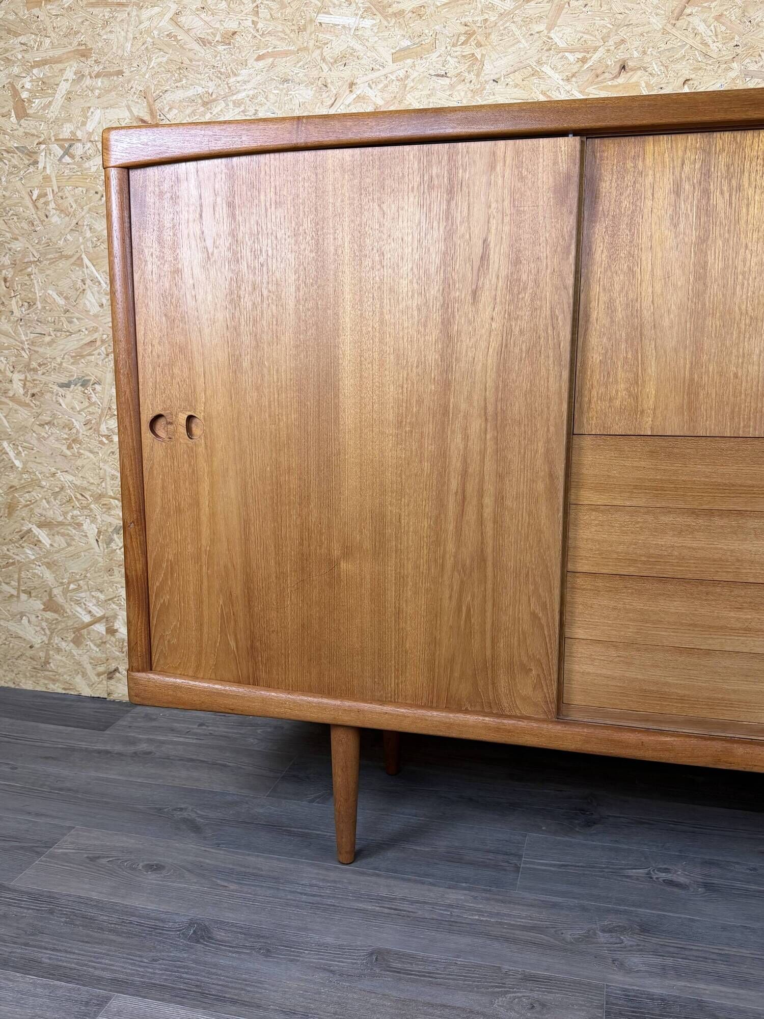 1960s 1970s Teak Sideboard Highboard by H.W. Klein for Bramin Denmark