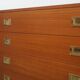Teak chest of drawers, Danish design, 1970s, made in Denmark