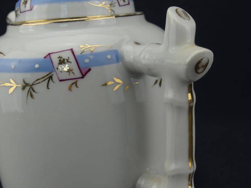 Antique porcelain teapot