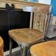 Baumann Stella and Luterma series of 6 mismatched bistro chairs