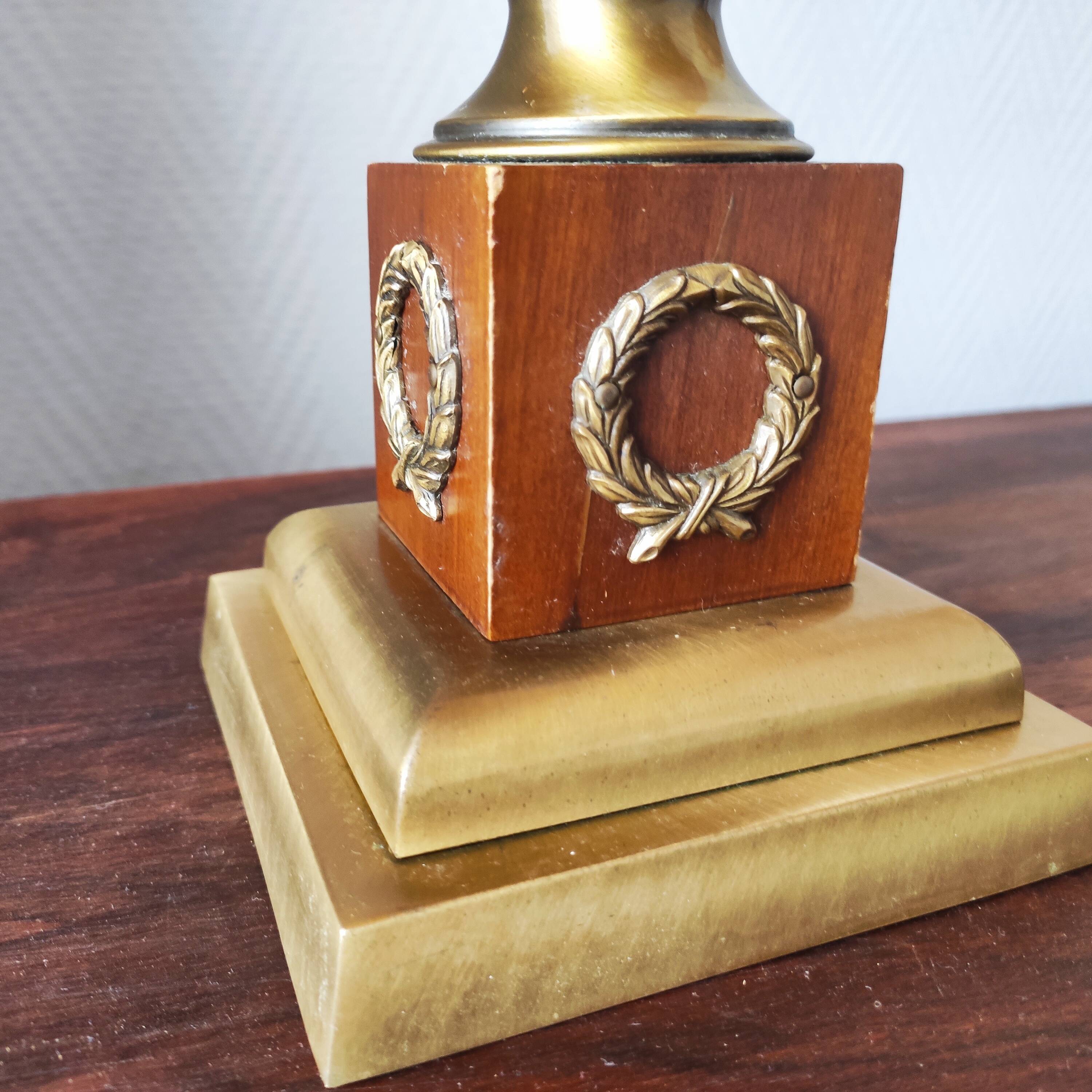 Pair of neo-classical Empire style lamps