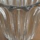 Molded crystal vase Pierre d'Avesn (Pierre Girre) 1940s