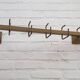 Bony 1980s metal wall coat rack