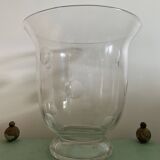 Old polka dot flared vase