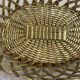 Brass woven basket
